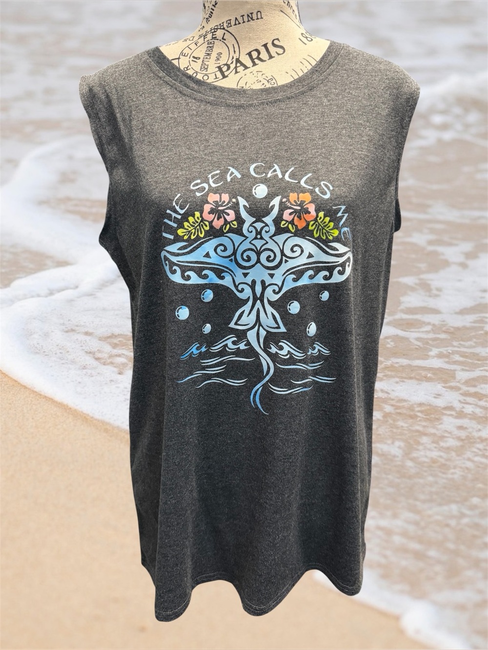 ‘The Sea Calls Me’ Graphic Tank Top